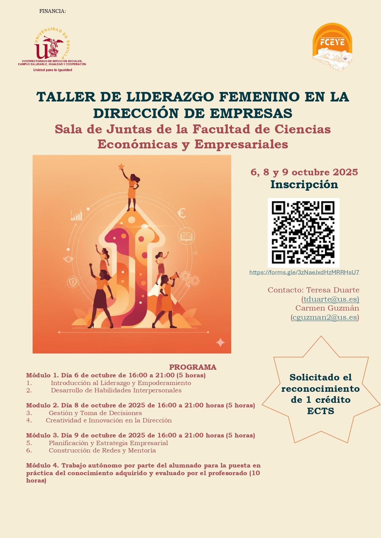 Taller sobre el liderazgo femenino en la dirección de empresas